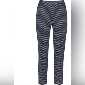 Ann Taylor Navy Patterned Cropped Pants